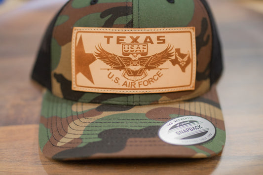 Camouflage & Mesh Snap-Back: Air Force