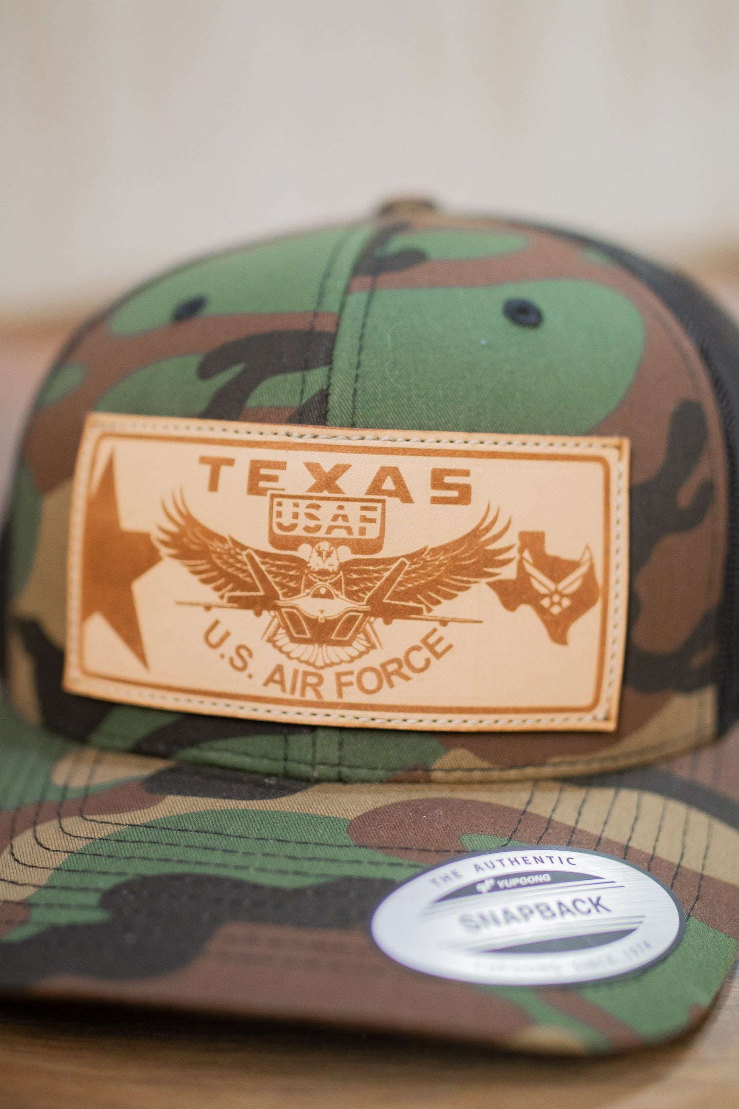 Camouflage & Mesh Snap-Back: Air Force
