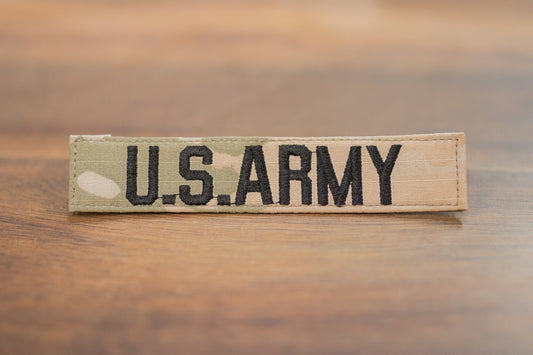 Branch 3-Color Name Tape: Army with Hook