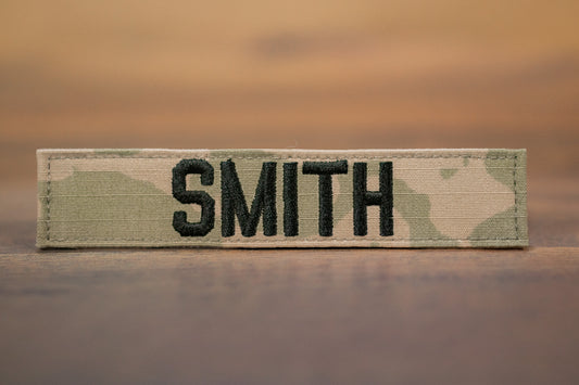 Personalized 3-Color Name Tape: Army with Hook